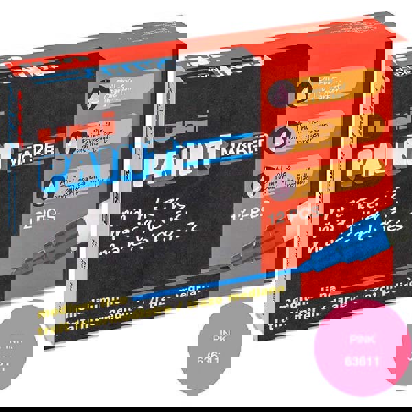 Paint Pen Marker: Pink, Oil-Based, Bullet Point